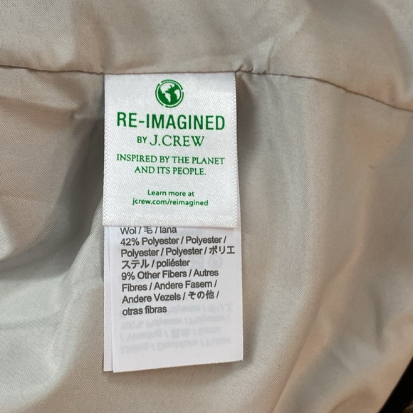 j crew women's size 14 color block coat - Picture 5 of 8